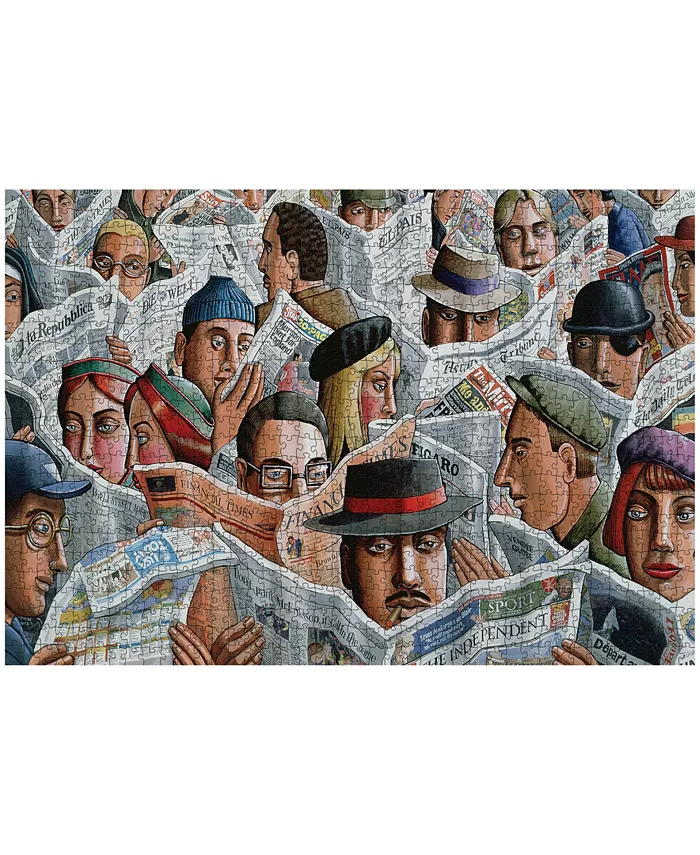 University Games Pomegranate Communications  Inc. Pj Crook Tuesday Puzzle  1000 Pieces