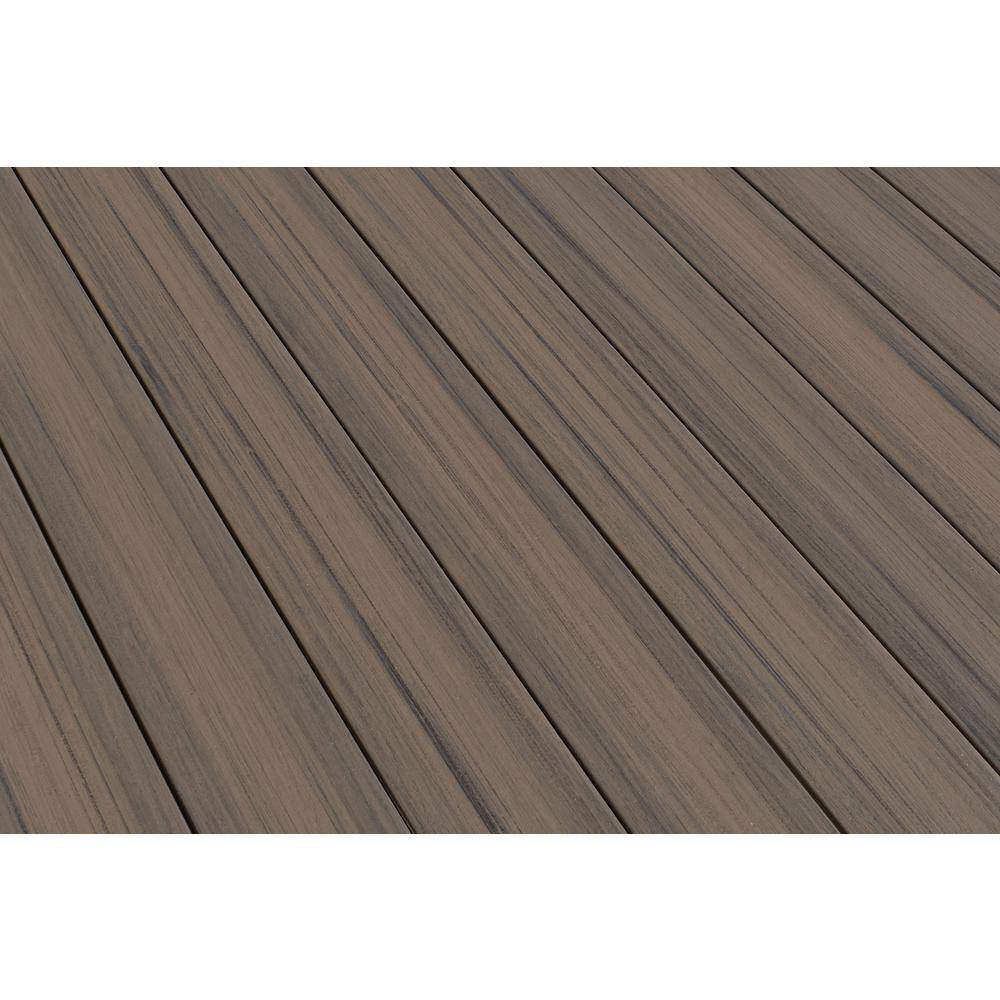 MoistureShield Elevate Riverbank 1 in. x 5.4 in. x 20 ft. Grooved Composite Deck Board 13550584