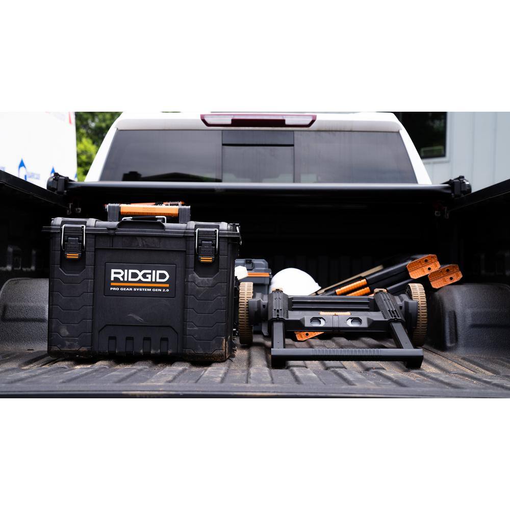 RIDGID 2.0 Pro Gear System 25 in. All Terrain Rolling Tool Cart 254065