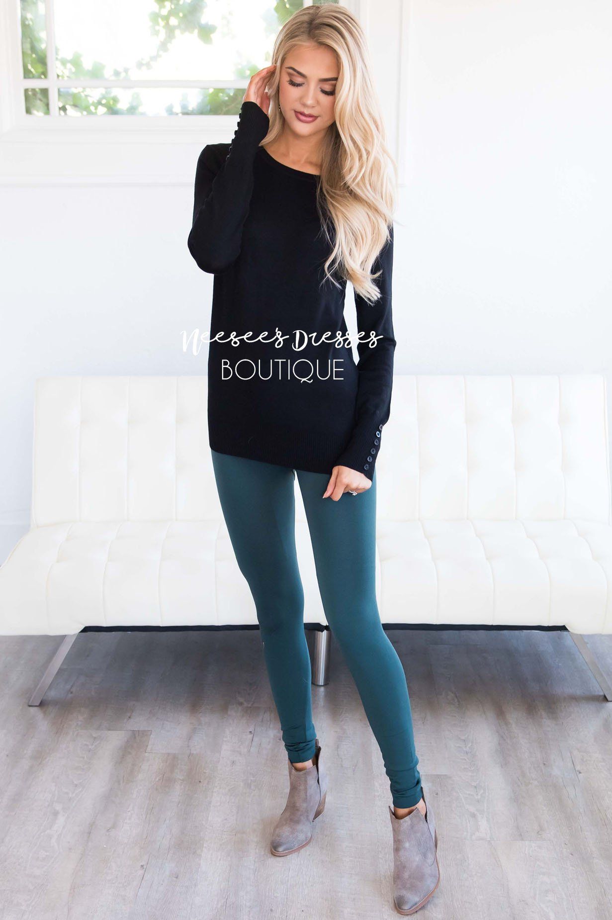 In Love with Fall Button Sleeve Sweater