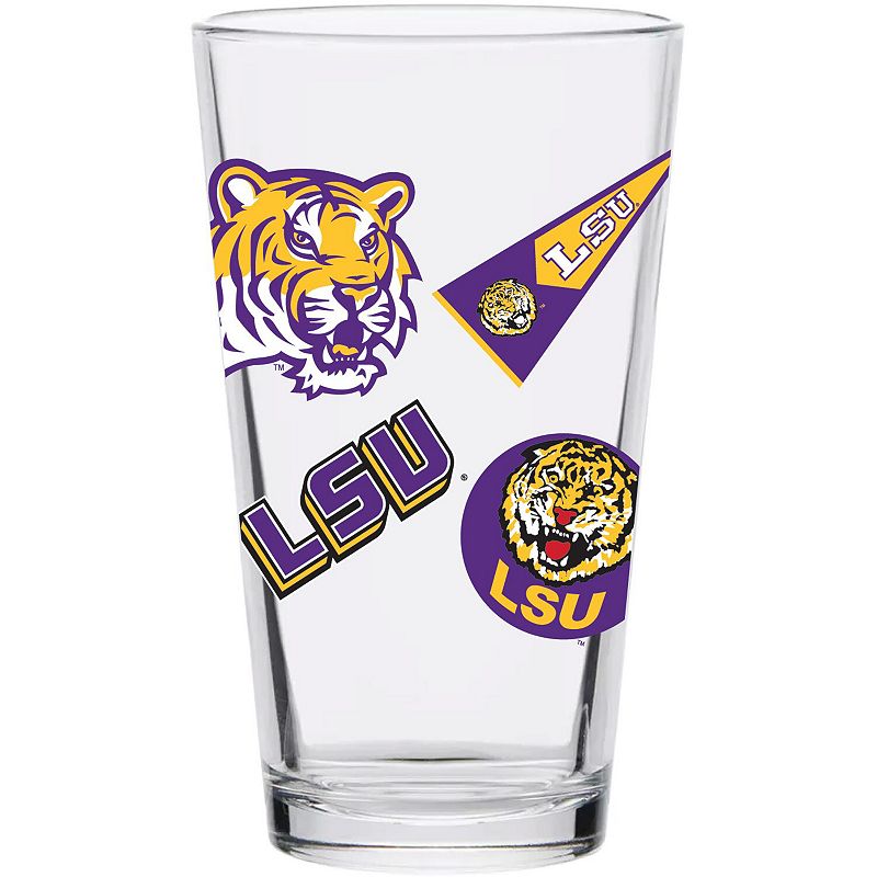 LSU Tigers 16oz. Medley Vintage Pint Glass