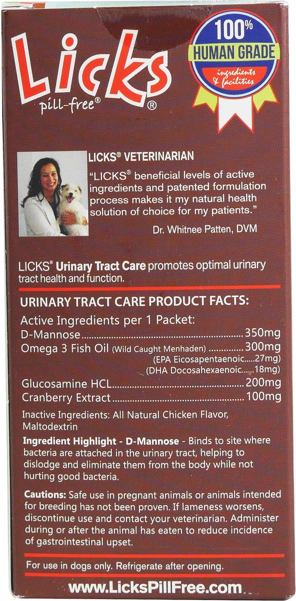 Licks Pill-Free URINARY TRACT CARE Dog Supplement