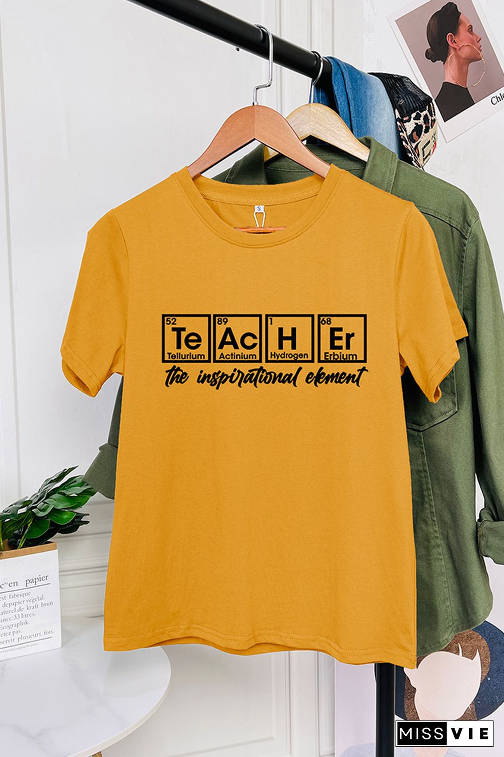 Periodic Teacher Short Sleeve Graphic Tee Wholesale