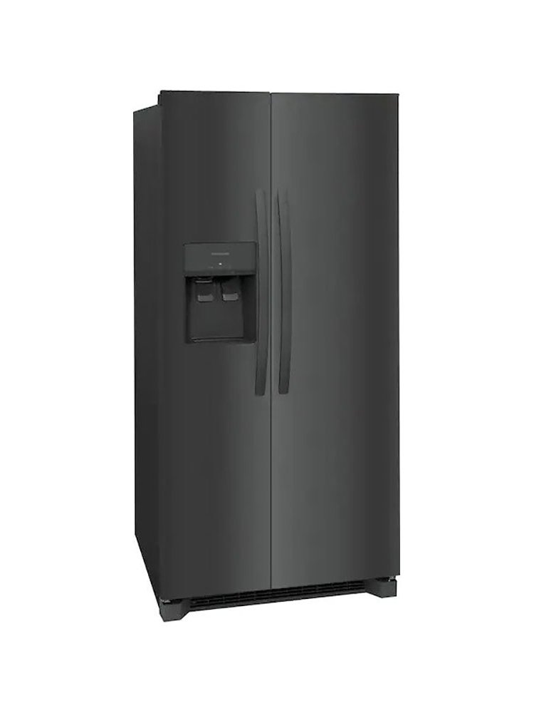 Frigidaire 22.3 Cu. Ft. Black Stainless Steel Side-By-Side Refrigerator