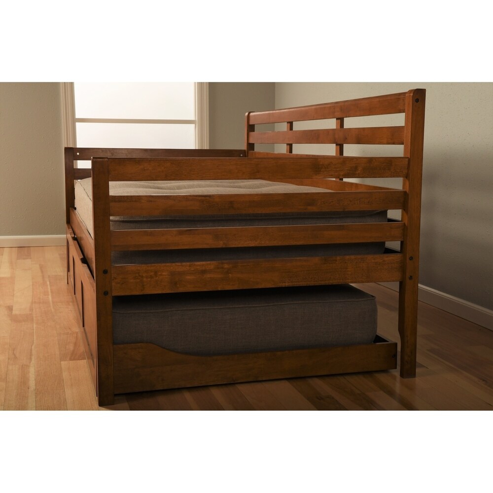 Copper Grove Kutaisi Daybed/Trundle Bed with Mattresses Included