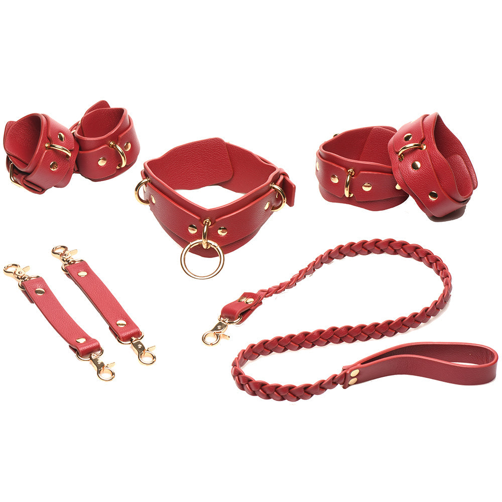 Bedroom Bliss Lover's Restraints Set in Red