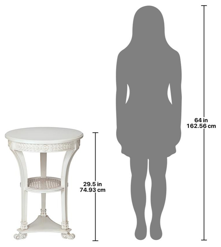 Design Toscano Languedoc Pedestal Table   French Country   Side Tables And End Tables   by PARMA HOME  Houzz