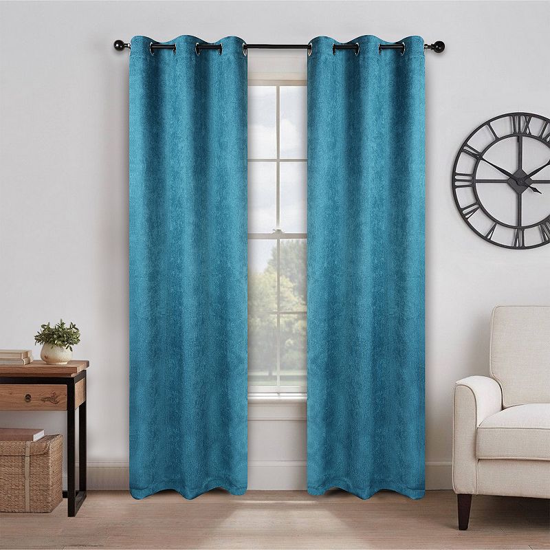 SUPERIOR Senna Insulated Thermal Blackout Set of 2 Window Curtain Panels