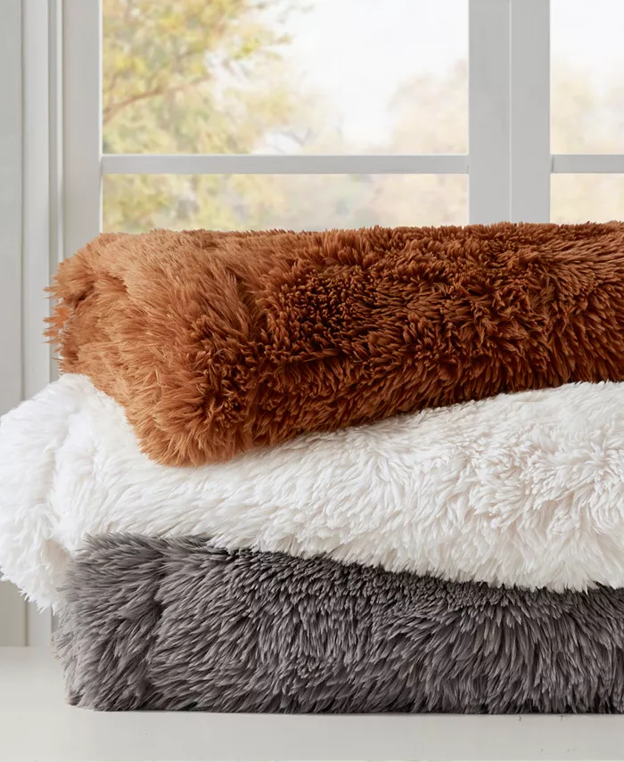 Madison Park Haven Faux Fur Throw， 50