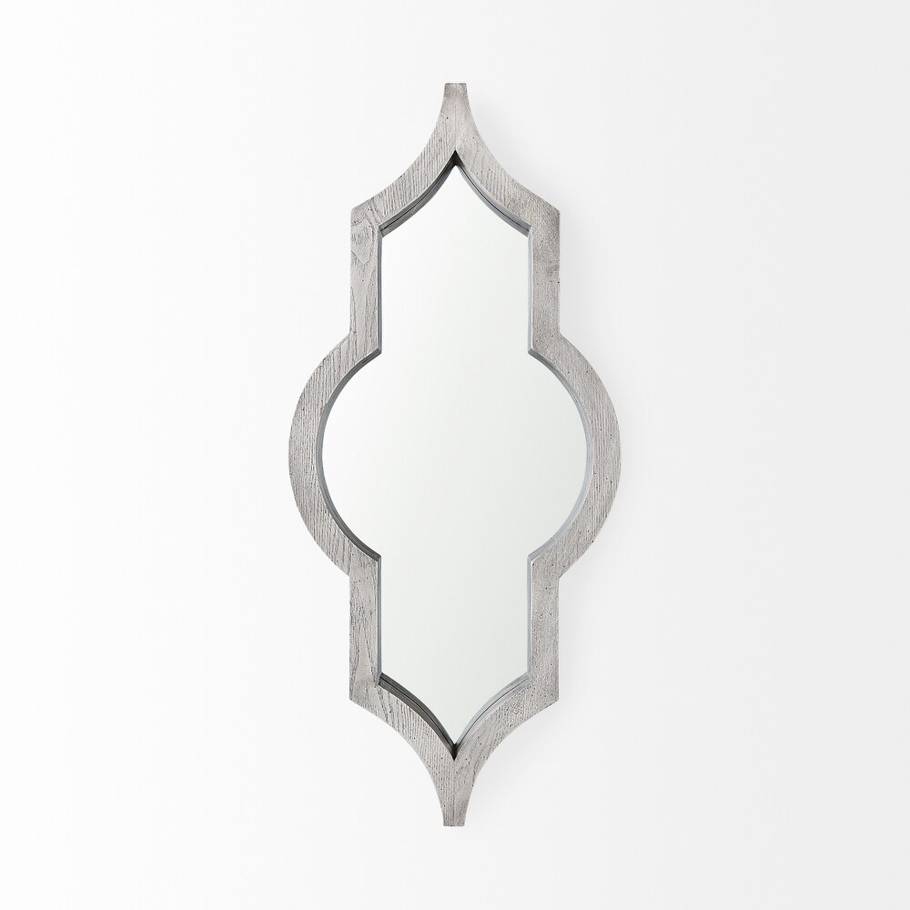 Tamanar Solid Wood Frame Moroccan Inspired Mirror   34\