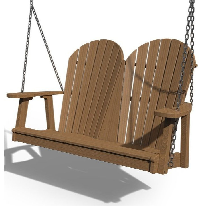 Pressure Treated Pine Adirondack Hanging Swing   Transitional   Porch Swings   by Furniture Barn USA  Houzz