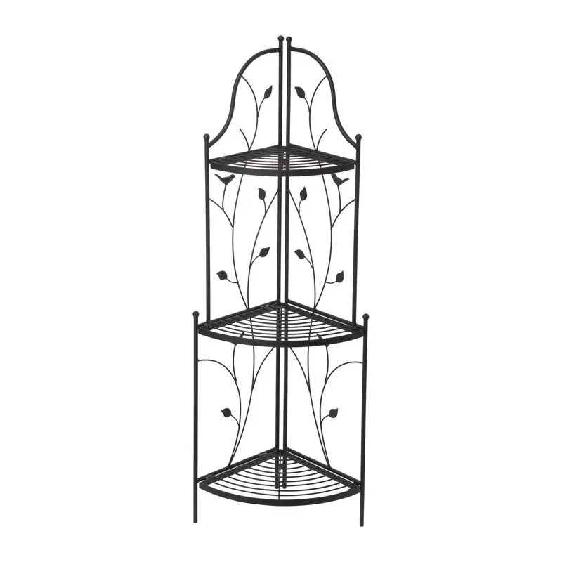 Plant Pot Stand Planter Galvanized Iron Planters Stand Plant Latest Arrival Metal Plant Stand In 3 Tier Look And Durable Quality