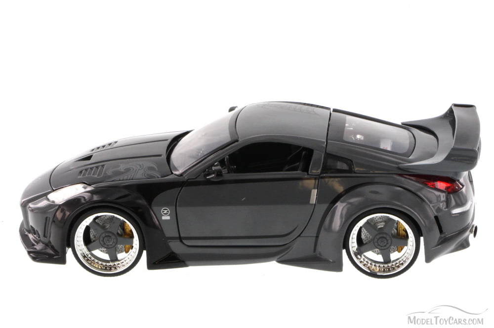 Jada Toys Black D.K.'s Nissan 350Z Fast and Furious Diecast Car Play Vehicle