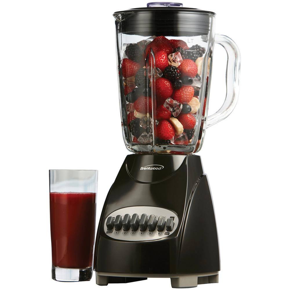 Brentwood 42-Ounce 12-Speed Electric Blender with Glass Jar JB-920B