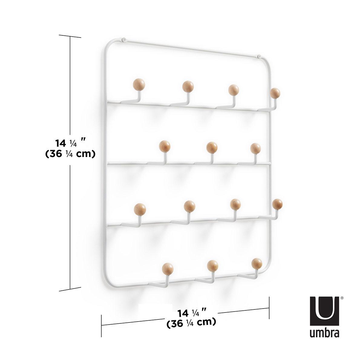 Umbra Estique 14Hook Over the Door Rack