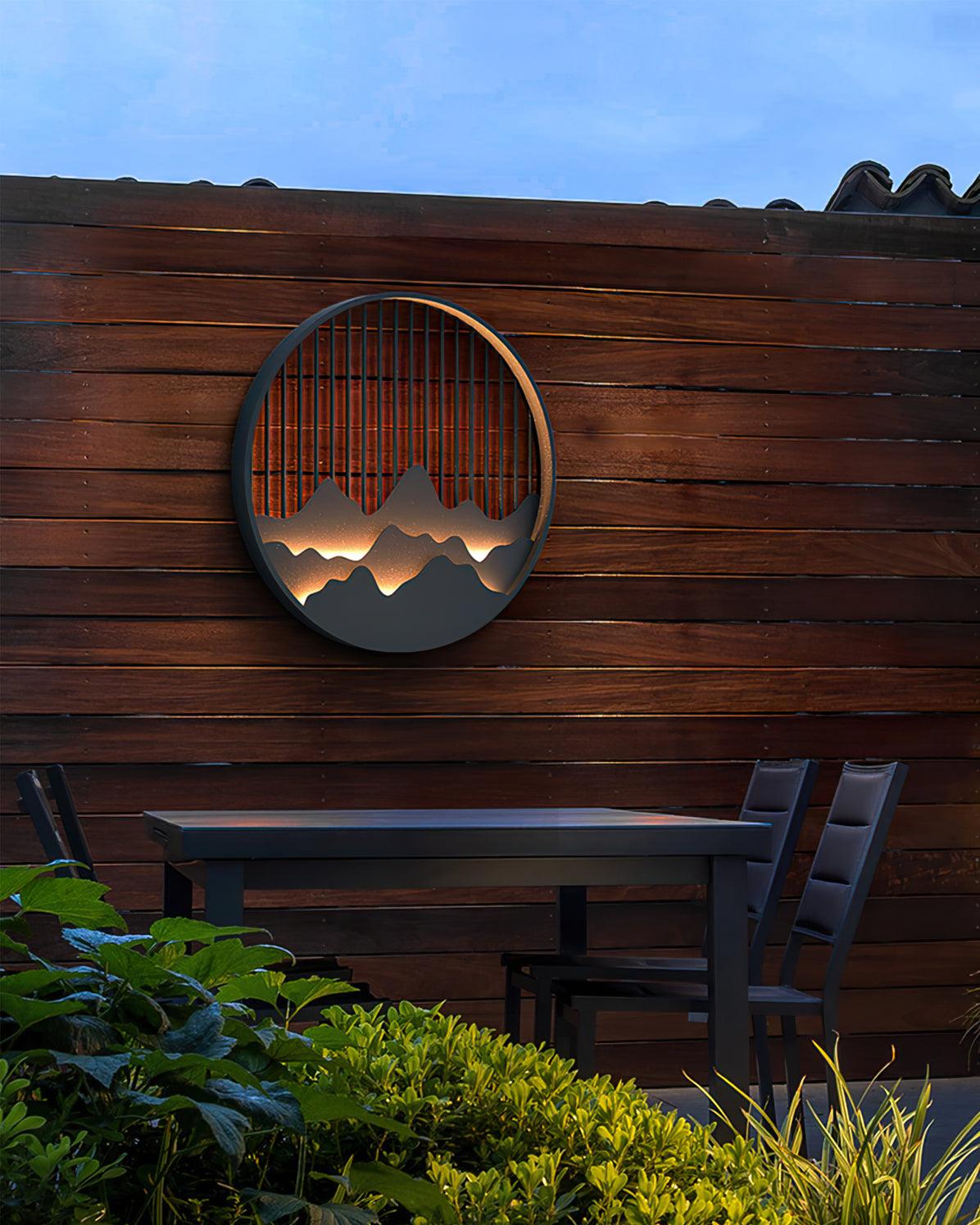 Mountain Outdoor Wall Lamp