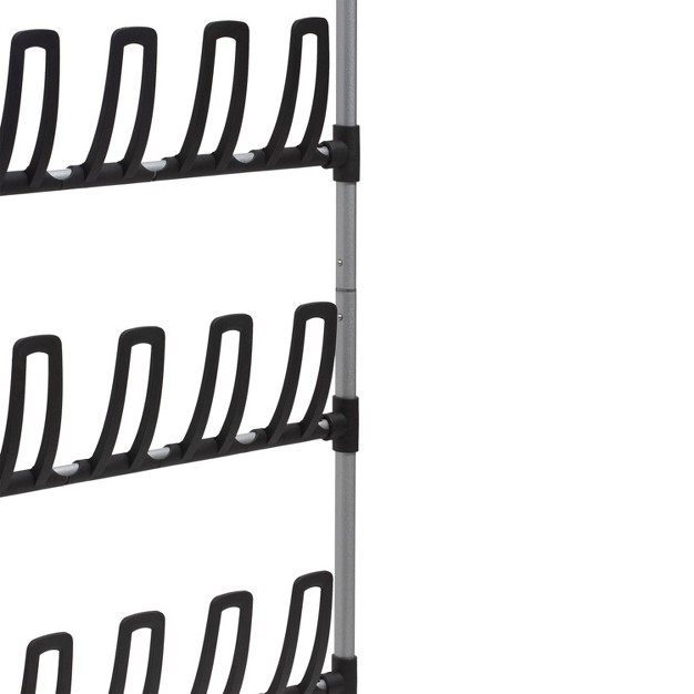 Organize It All Overdoor 12 Pair Shoe Rack Basic Collection