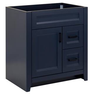 Home Decorators Collection Ridge 30 in. W x 21.6 in. D x 34 in. H Bath Vanity Cabinet without Top in Deep Blue RG30-DB