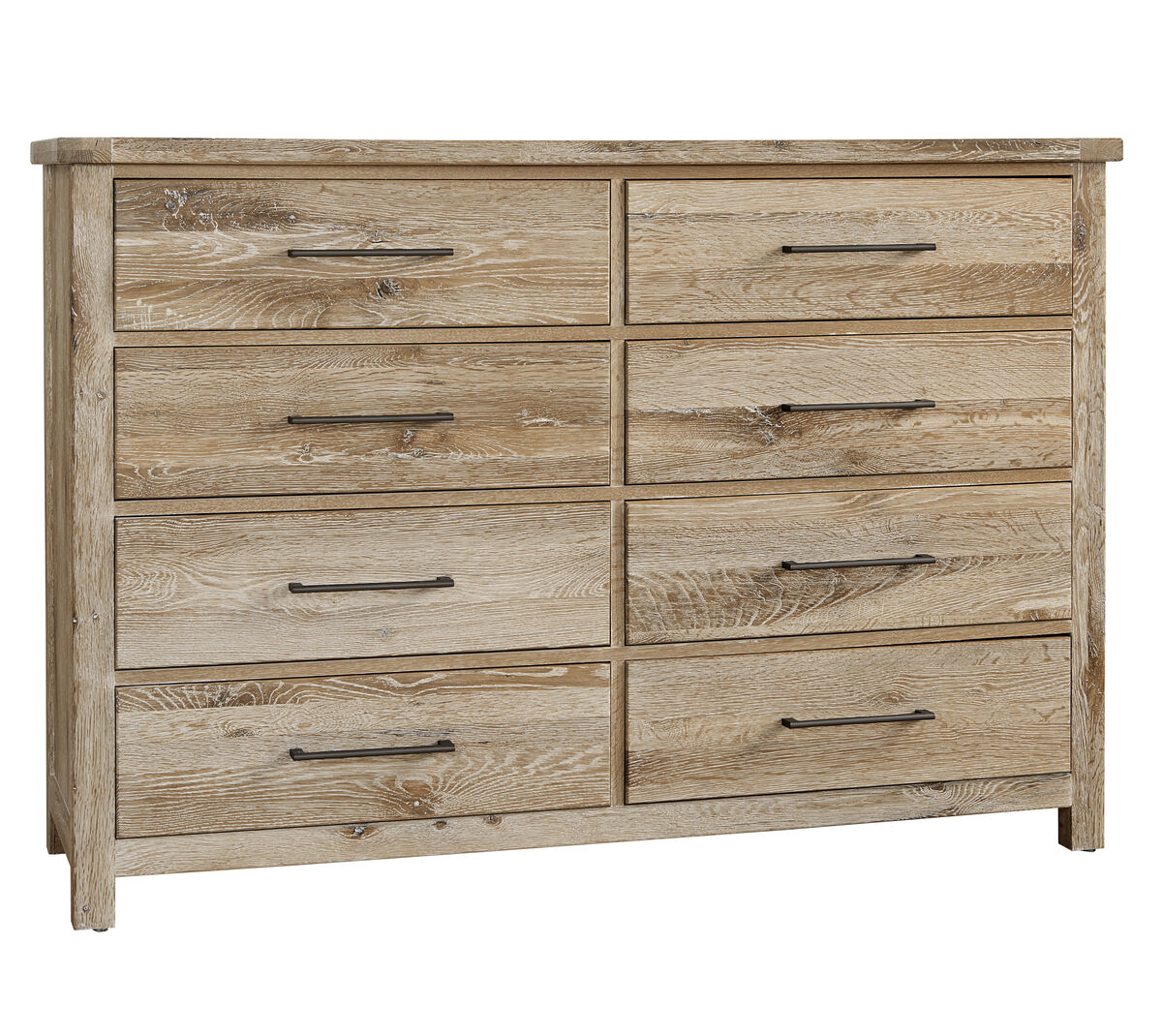 Dovetail Sunbleached 8 Drawer Dresser