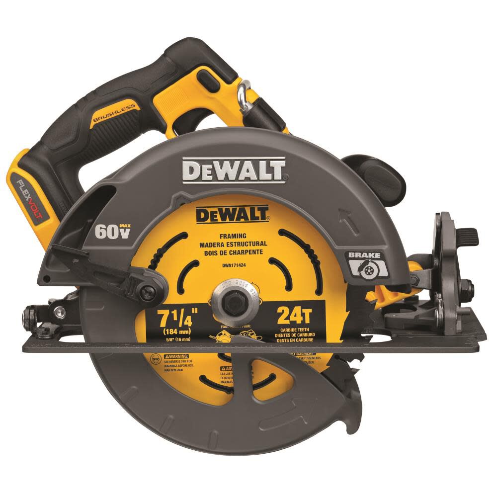 DEWALT 60V MAX* XR Circular Saw and 20V MAX* XR Hammer Drill/Driver Combo Kit DCK293D1X1 from DEWALT