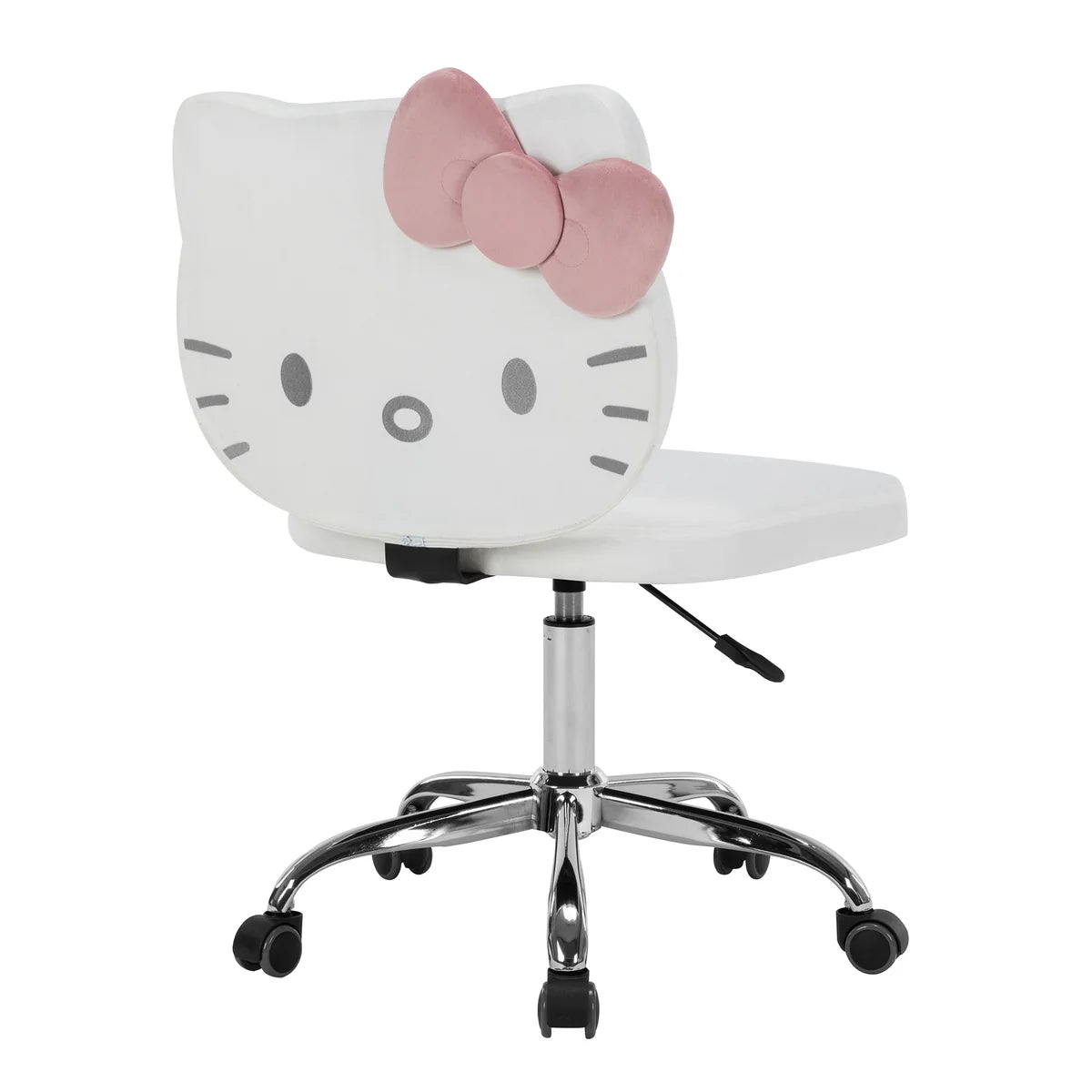 IVFC-HK229-WHT | Hello Kitty® Kawaii Swivel Vanity Chair