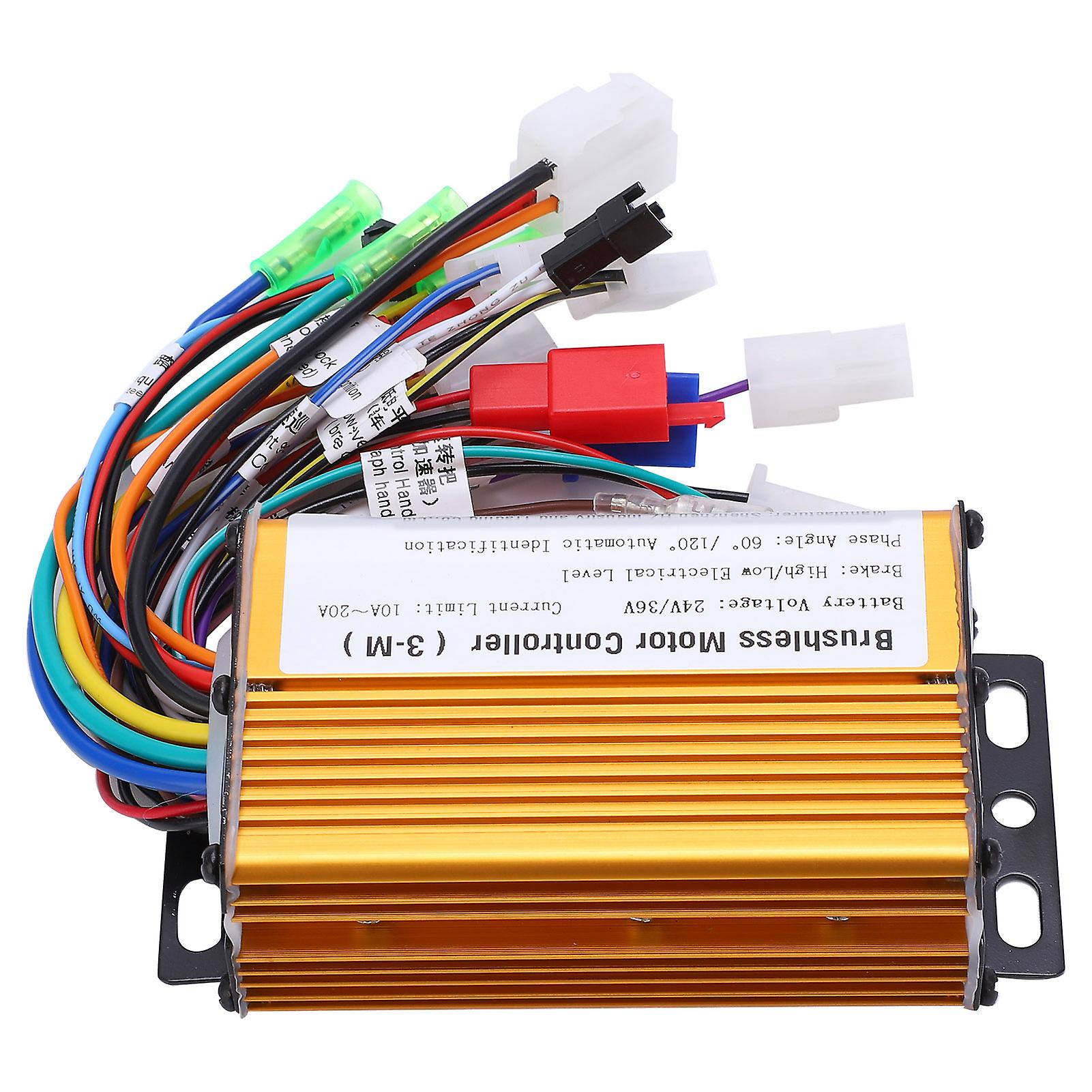 6 Tube 3 Mode Sine Wave Controller Electric Bike Scooter Brushless Speed Motor Controller24-36v