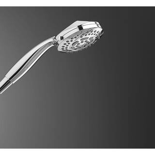 American Standard Hydrofocus 6-Spray 4.5 in. Single Wall Mount Handheld Rain Shower Head in Polished Chrome 1660207.002