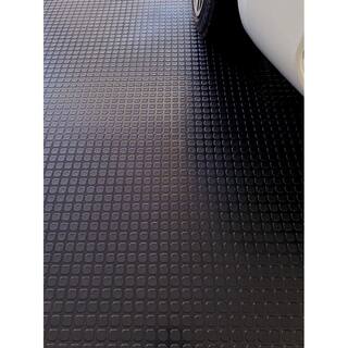 RoughTex 5 ft. W x 20 ft. L Black Textured PVC Rollout Flooring 24520