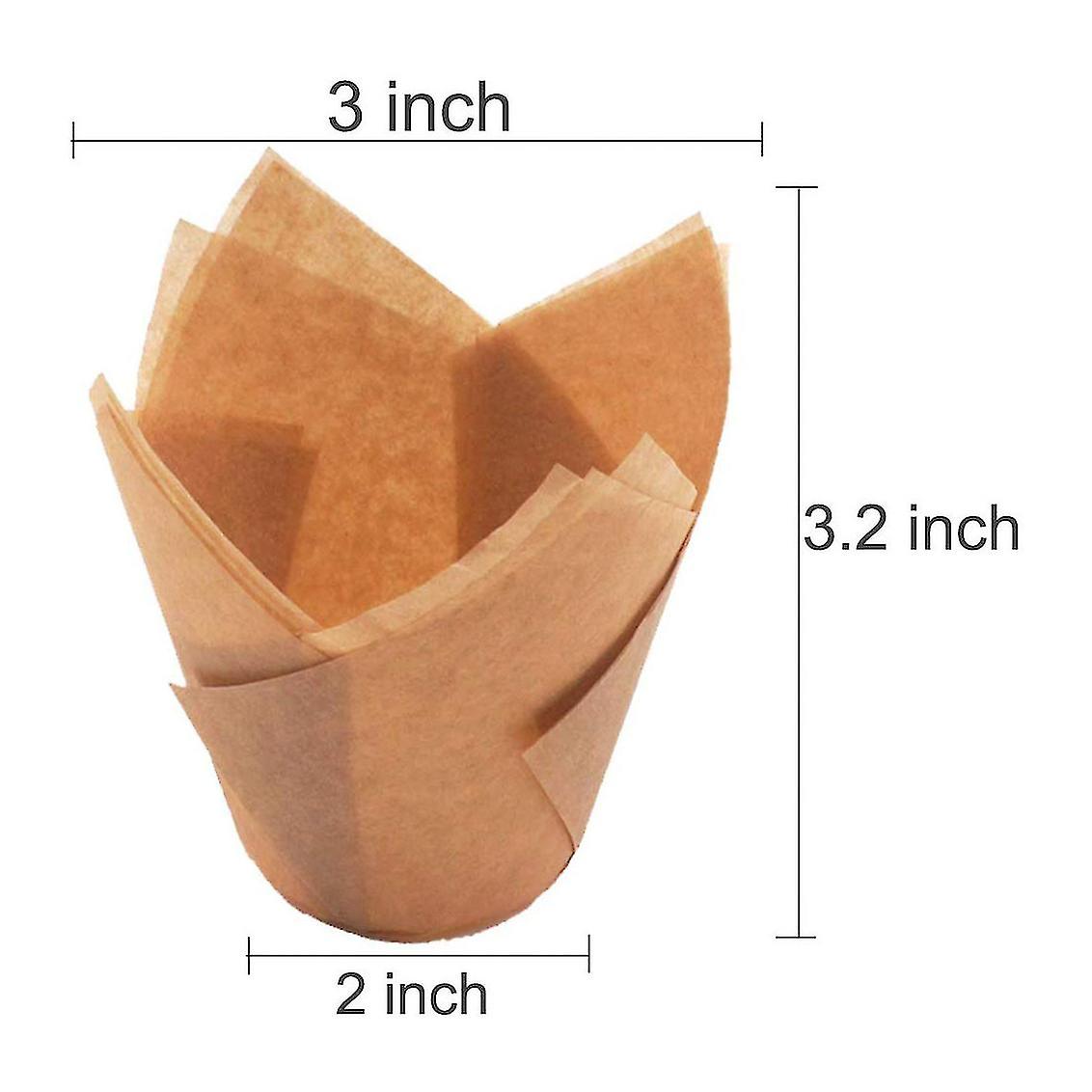 200 Pieces Cupcake Liner Baking Cups Paper Cupcake And Muffin Baking Cups For Weddings And Birthday