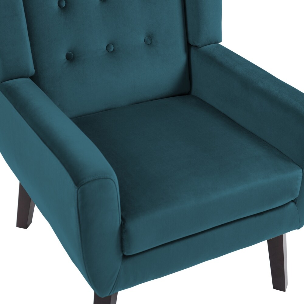 Modern Accent Chair Velvet Armchair