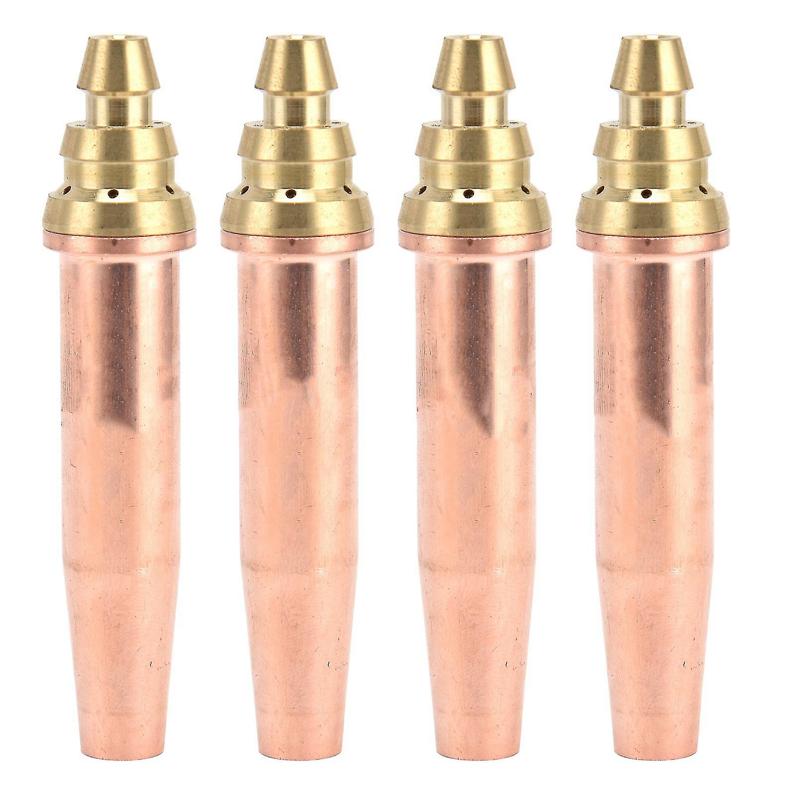 4Pcs Propane Cutting Torch Tips High Temperature Resistance Fast Cutting Isobaric Cutting Nozzle1#