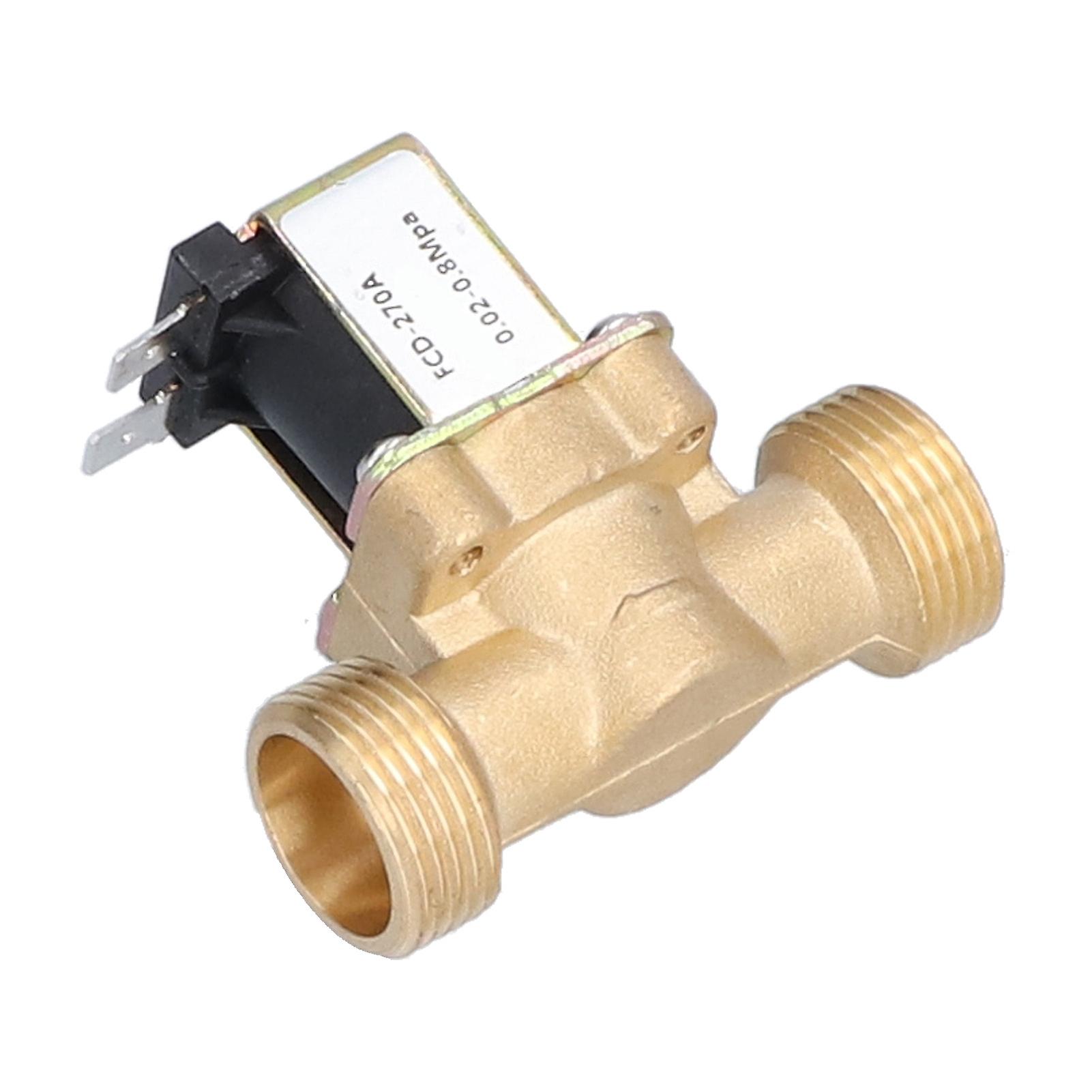 Electric Solenoid Magnetic Valve Energy Saving Stable Reliable Wearproof Accurate Normally Closed Brass Valvedc12v Pressure Inflow