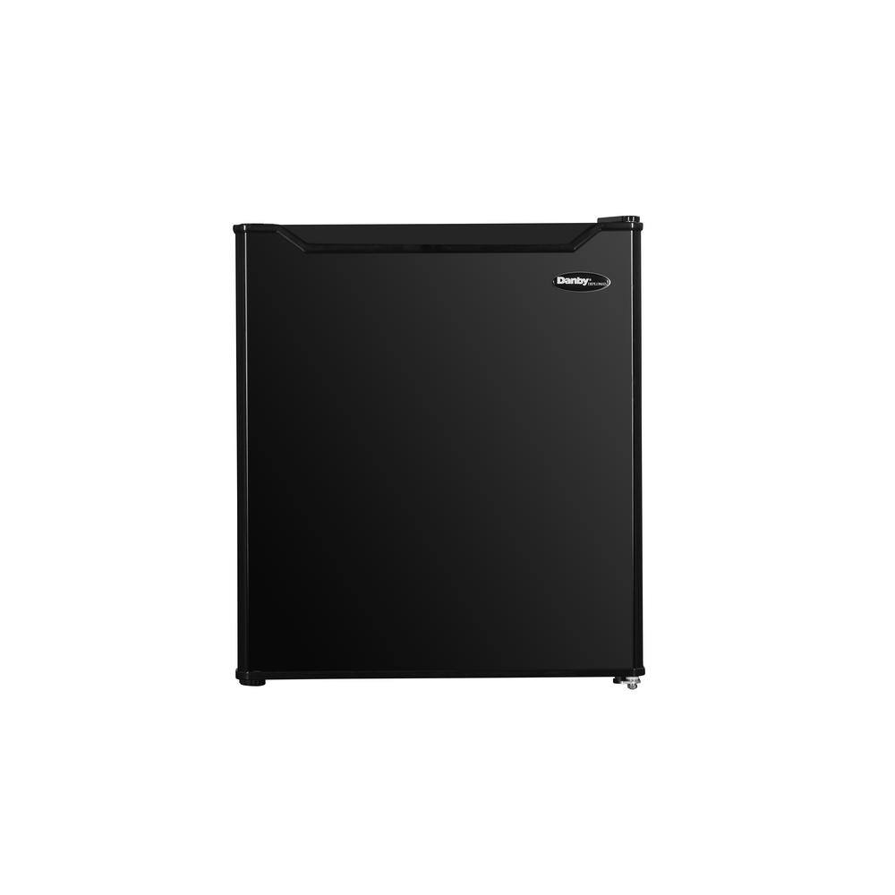 Danby 17.13 in. 1.6 cu.ft. Mini Refrigerator in Black without Freezer DAR016B1BM