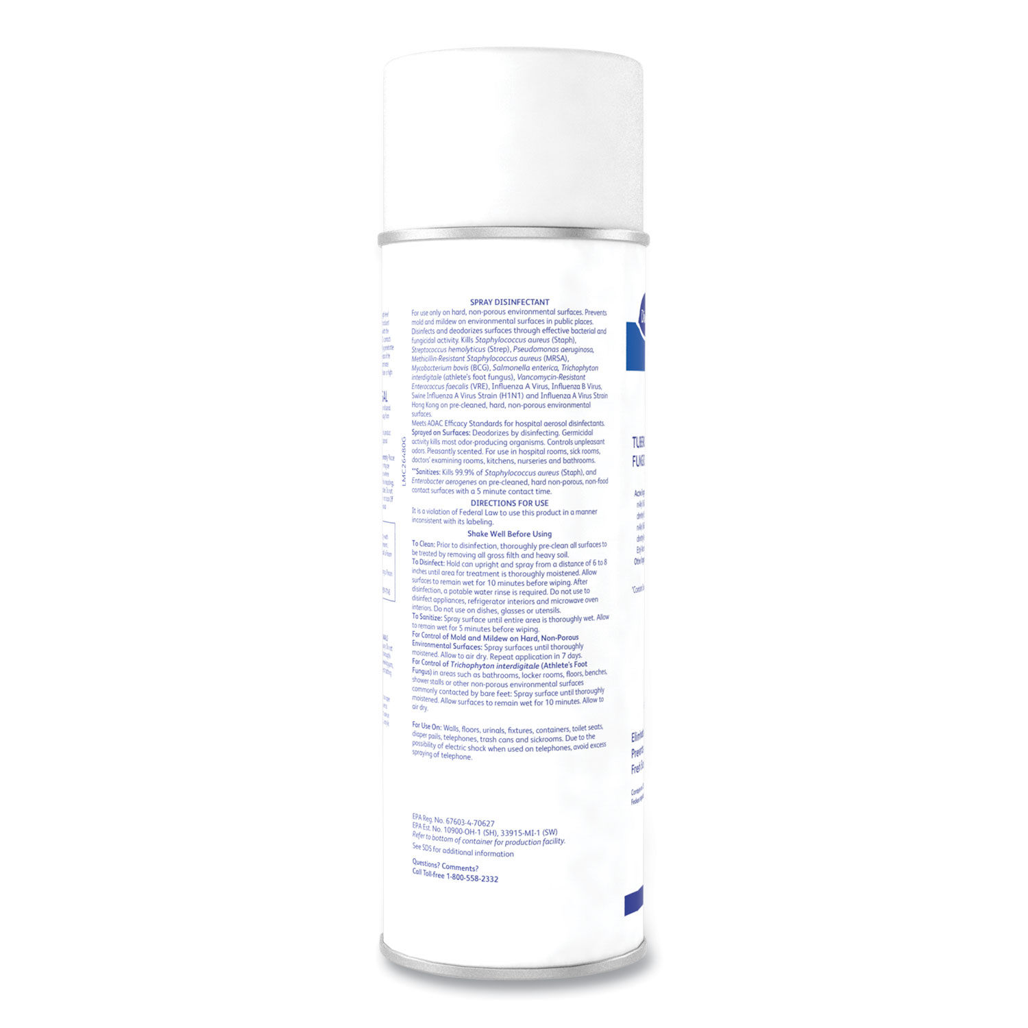 End Bac II Spray Disinfectant by Diverseyandtrade; DVO04832