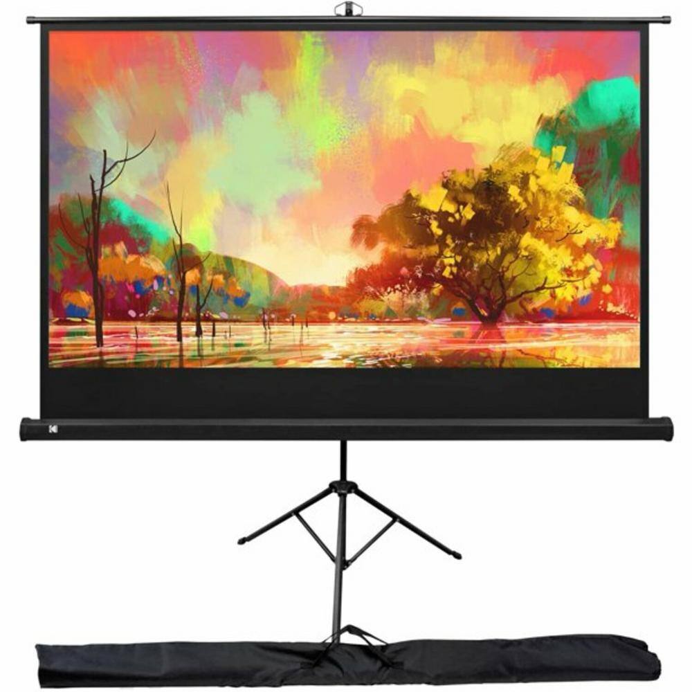 Kodak Projector Screen 60 in. with Stand Portable with Adjustable Tripod RODPJSTS60.16