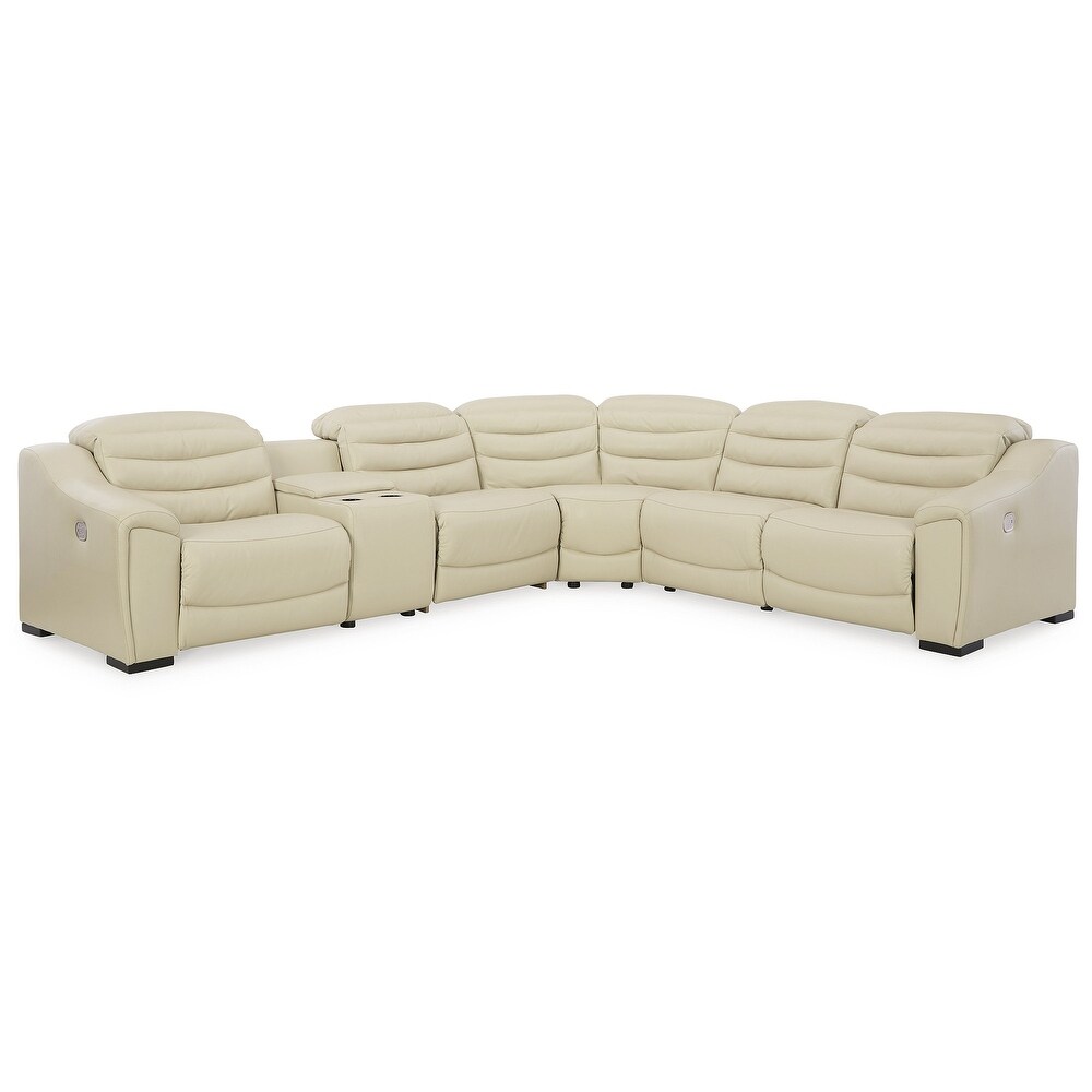 Signature Design by Ashley Center Line 6 Piece Power Reclining Sectional   127\