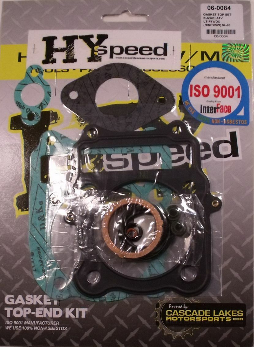 HYspeed Top End Head Gasket Kit Set Suzuki King Quad 300 1994-2002