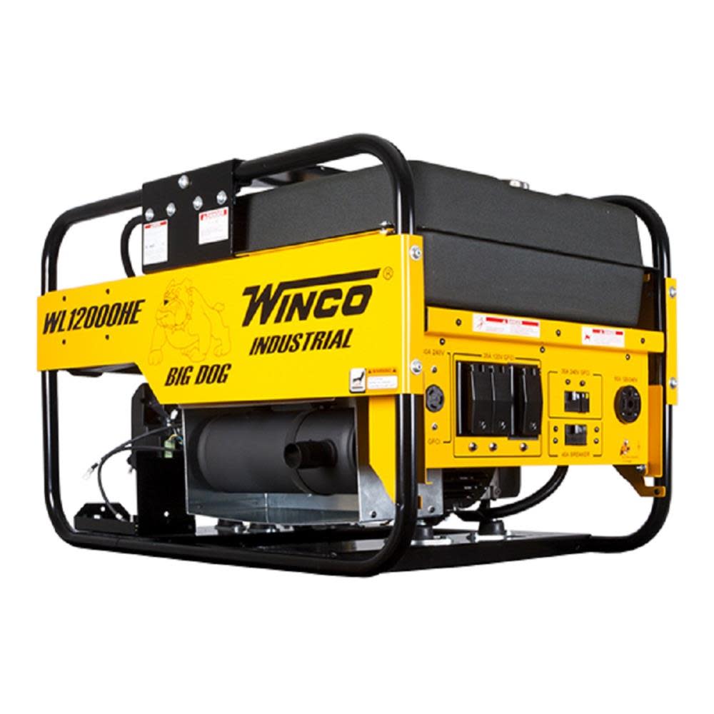 WINCO 12kW 120/240V 1Ph Industrial Portable Generator ;