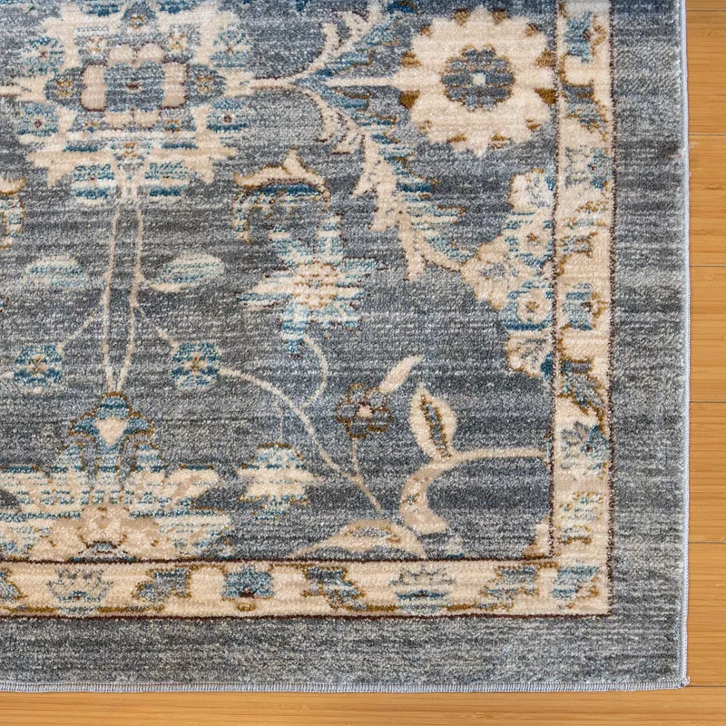 Gertmenian Avenue 33 Darien Travis Framed Floral Rug