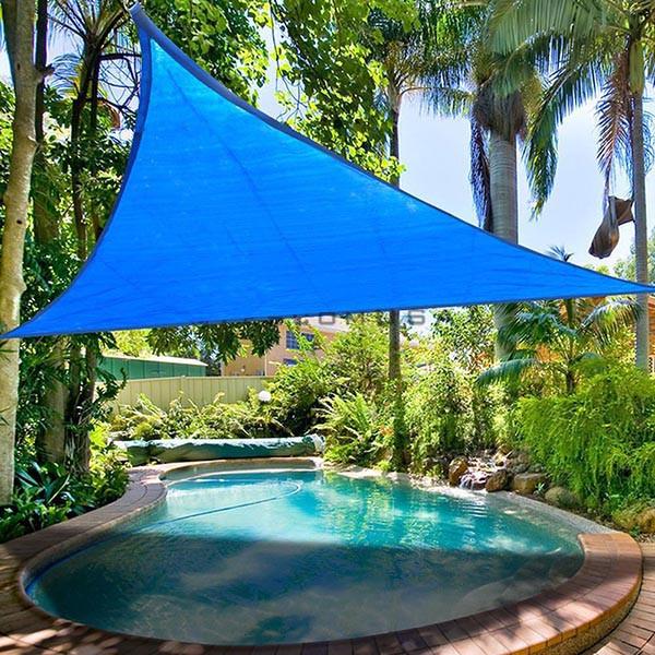 Yescom Patio Triangle Sun Sail Shade Canopy 16ft Color Optional