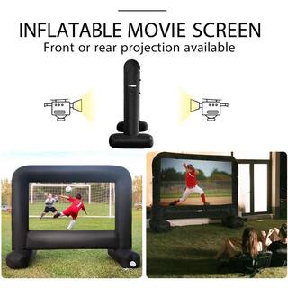 VIVOHOME 204 in. Indoor and Outdoor Inflatable Mega Movie Projector Screen with Carry Bag X001V0FVSF