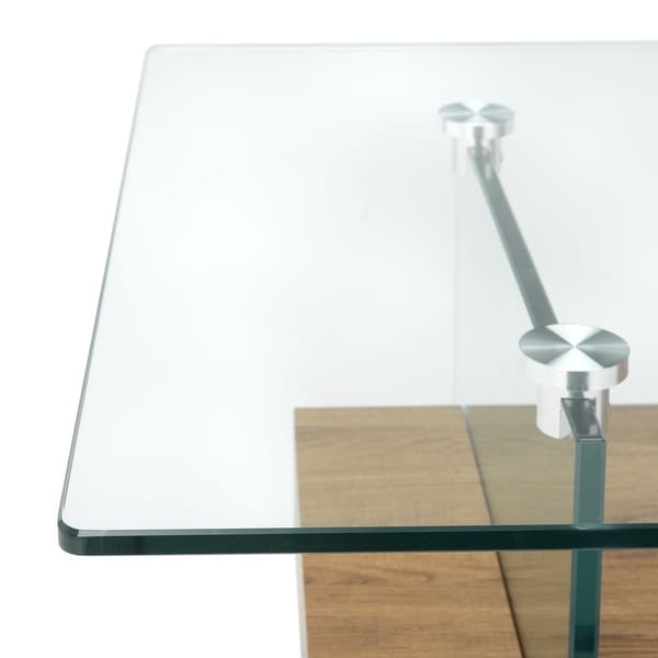 SAFAVIEH Kayley Modern Glass Coffee Table - 43.3