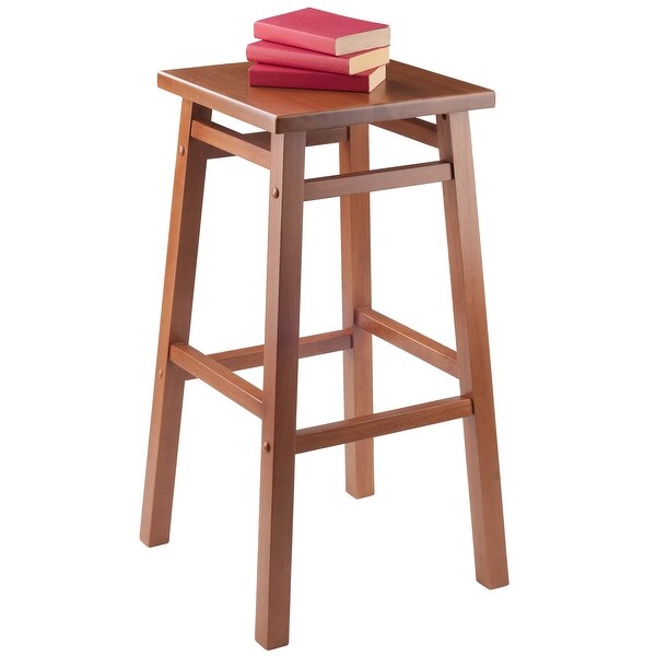 Carter Square Seat Bar Stool - 15.43 x 15.43 x 29.02 inches