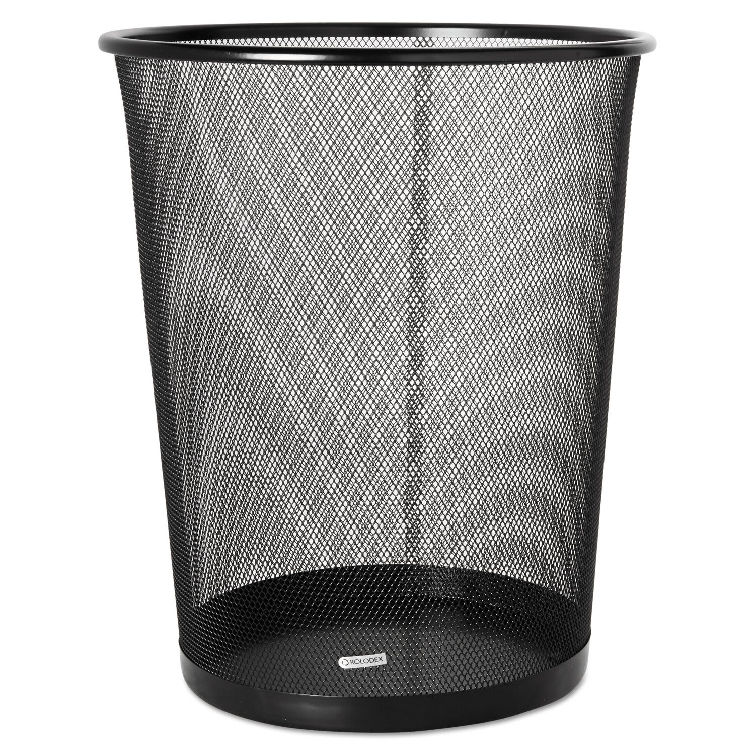 Mesh Round Wastebasket by Rolodexandtrade; ROL22351