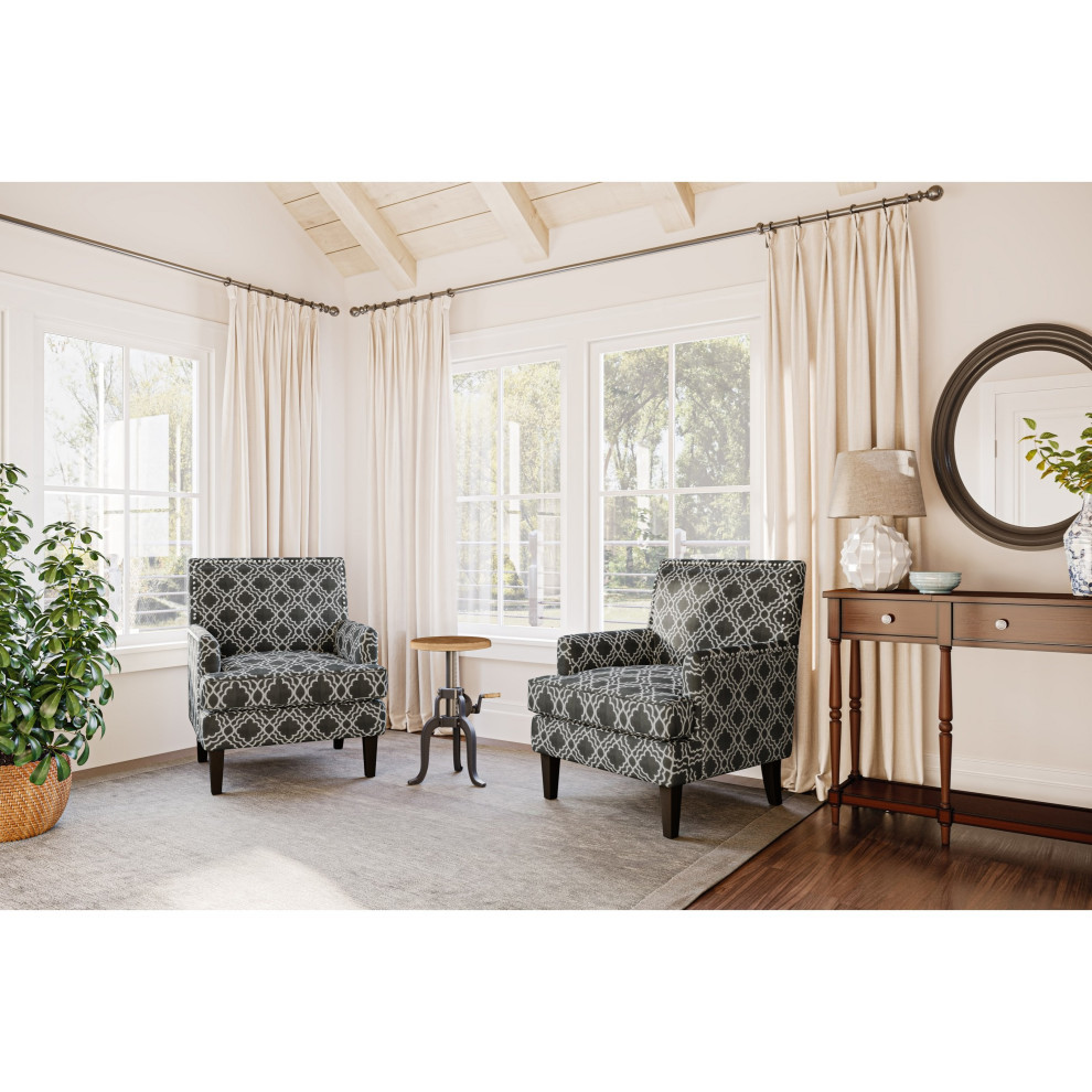 Aubrey Accent Chair   Mediterranean   Armchairs And Accent Chairs   by Timeout PRO  Houzz