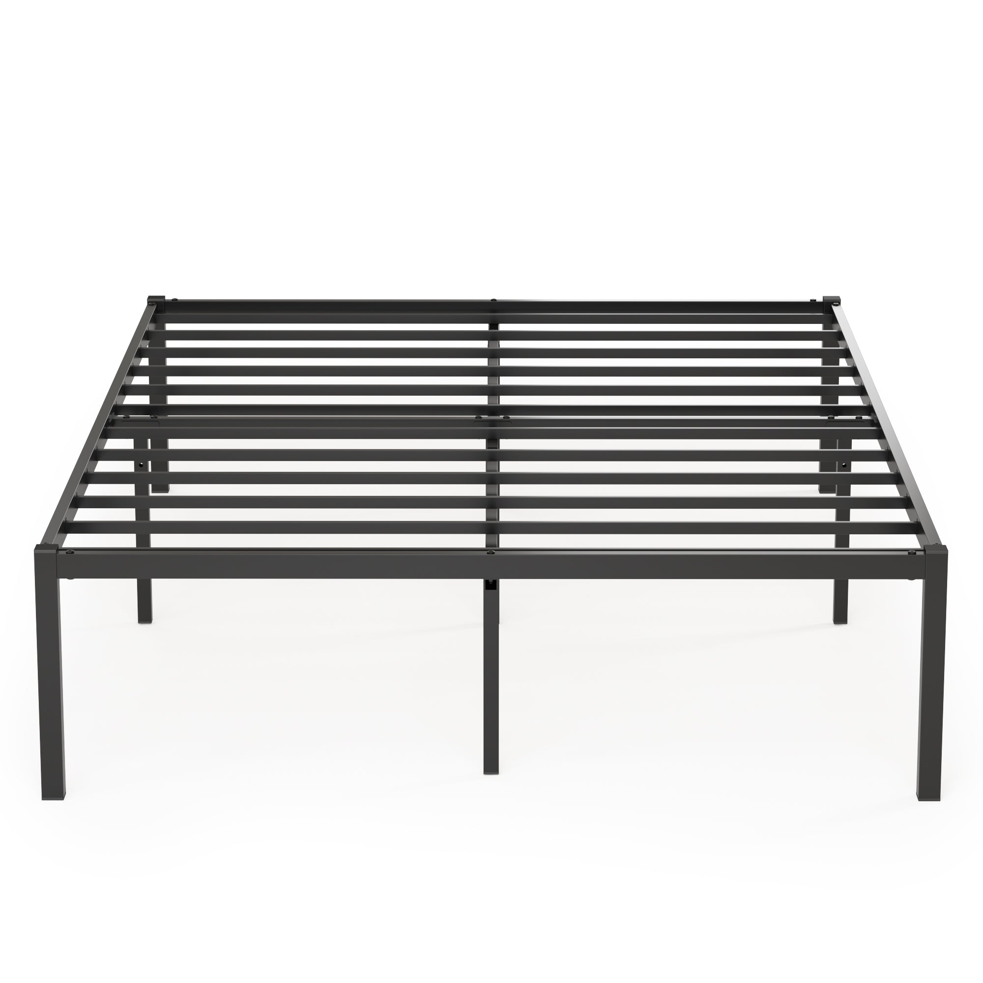 Yoneston 18" King Size Steel Platform Bed Frame for Kids Students with Under-Bed Storage