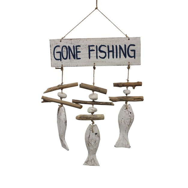 Beachcombers Gone Fishing Fish Wall Art 13 39 X 0 79 X 15 75 Inches