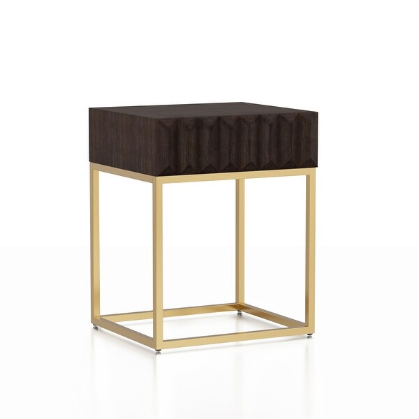 Furniture of America Bird Mid-Century Modern 1-drawer Accent Table