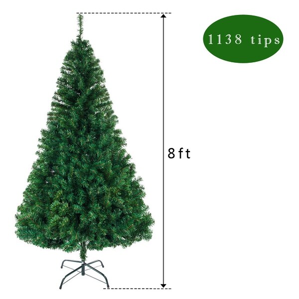 58ft Artificial Christmas Tree with Stand for Indoor and Outdoor Holiday Decoration