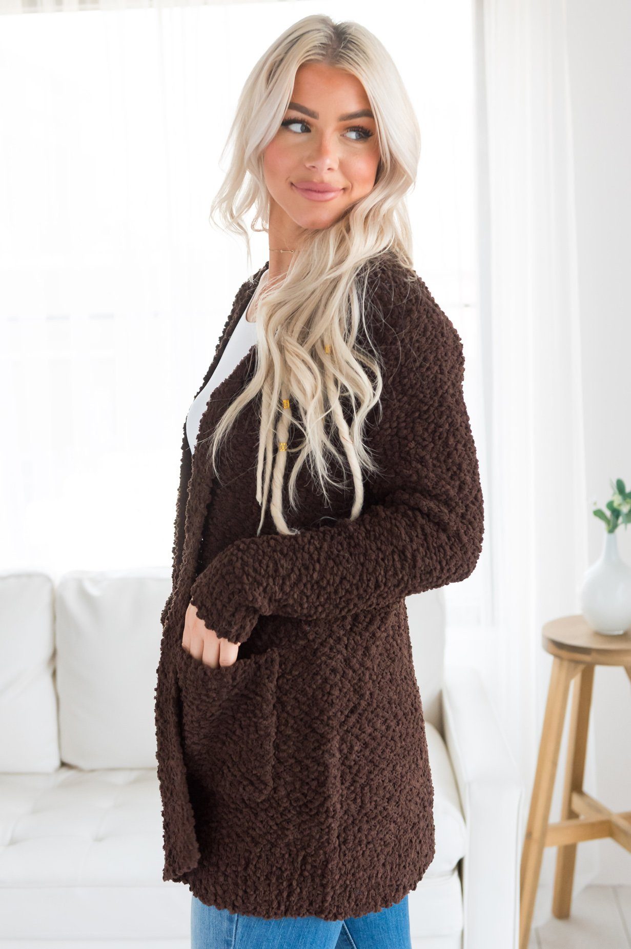 Hello Autumn Modest Cardigan